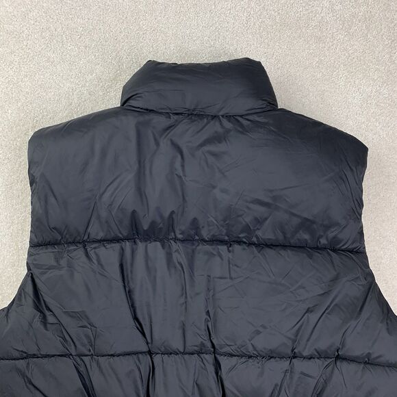 NWT Victoria's Secret Pink Crop Puffer Sleeveless Vest Black - Picture 6 of 11